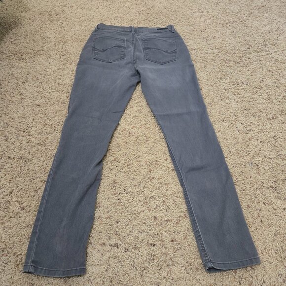 Lee Easy Fit Women's Gray Pants Jeans Size 10 Medium - Picture 2 of 5